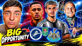 MILLWALL vs NEWCASTLE! 💥 HUGE CHANCE FOR JACOB RAMSEY… WILL FERNÁNDEZ‑PARDO START?! ⚫️⚪️