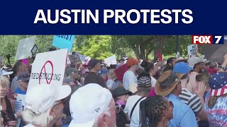 Thousands protest redistricting at Texas Capitol