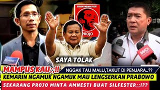 SILFESTER TAKUT DITAHAN PROJO MINTA AMNESTI KE PRESIDEN