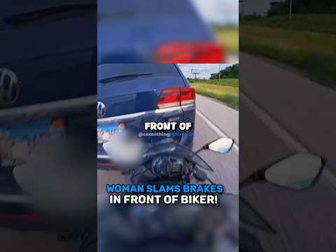 Biker ALMOST Taken Out by This Woman! 😨