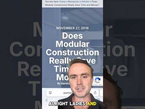 🚀 Build smarter, not slower! Modular solutions save time ⏱️ and money 💰 without cutting corners.