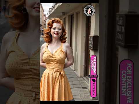 Ginger rockabilly ladies dress Vol.2 VIDEO SLIDESHOW #rockabilly #redheadrockabilly #ginger