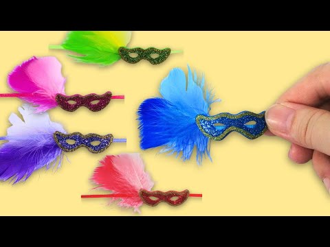 DIY Miniature Craft - Mini Masquerade Mask