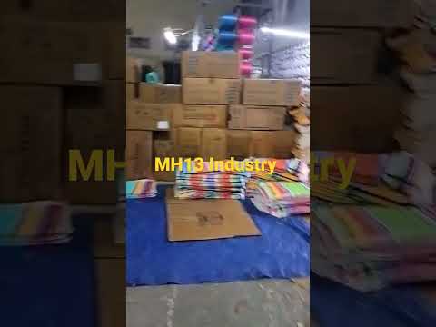 MH13 Industry #mh13 #handloom #solapur #terrytowel #textile #towel #chaddar