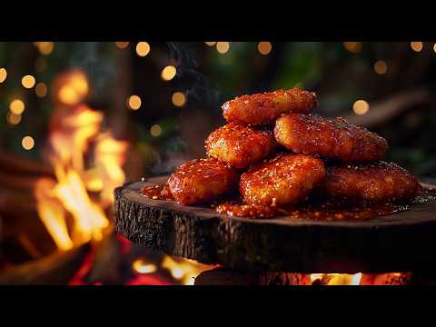 🍗 McNuggets on Fire! - Bushcraft Style Crunch Explosion