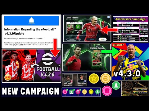 Free Coins & v4.3.0 Update 🤩🔥 What Is Coming On Tomorrow In eFootball 2025 Mobile