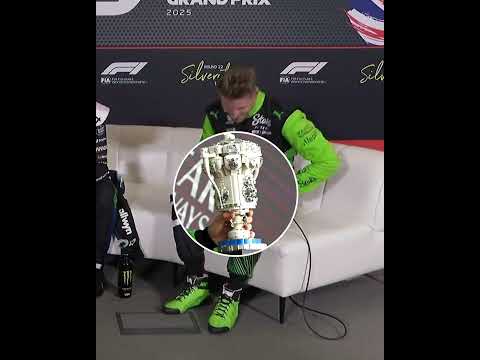 Nico isn’t mad about the LEGO trophy 😅