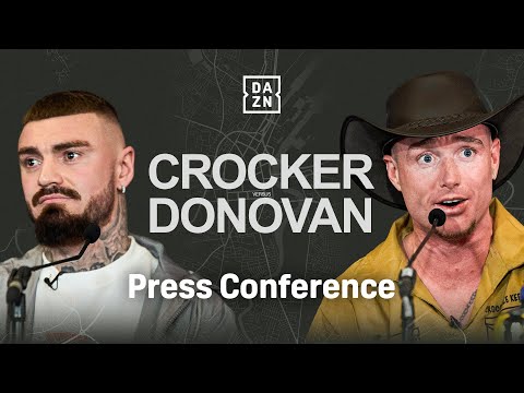 LEWIS CROCKER VS. PADDY DONOVAN PRESS CONFERENCE LIVESTREAM