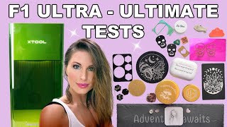 xTool F1 Ultra - Ultimate Testing Part 1 - Cutting Silver, Brass, Acrylics (Fiber laser machine)