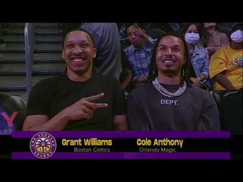 Grant Williams and Cole Anthony are in the house for Mystics-Sparks 🤩 | WNBA on ESPN