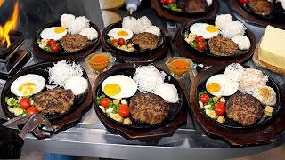 한적한 골목에서 하루 100그릇 한정 완판?! 100% 수제 미친 퀄리티 경양식 레스토랑 Best Hamburger Steak / Korean street food
