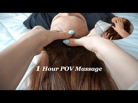 ASMR SCALP MASSAGE UP CLOSE POV - no talking