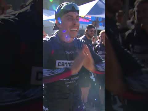 When the podium comes to you 😂🍾