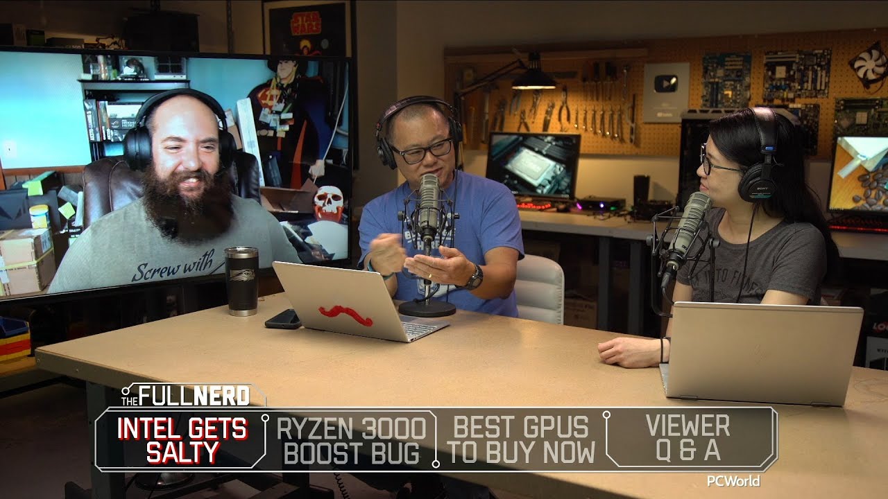 Intel gets salty, Ryzen 3000 boost bug, best GPUs to buy now - The Full Nerd ep. 105