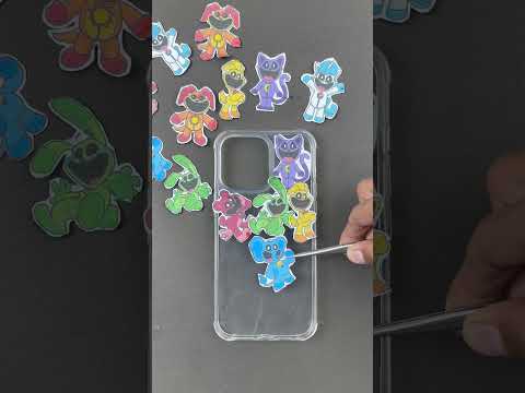 Smiling critters from poppy playtime chapter three mobile cover making #shorts