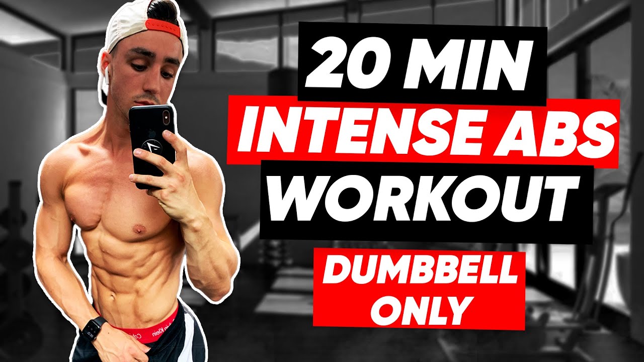 20 min dumbbell abs workout at home follow along - Fraser Wilson