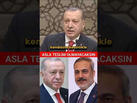 Asla Teslim Olmayacaksın Hakan Fidan 🇹🇷 Recep Tayyip Erdoğan #shorts