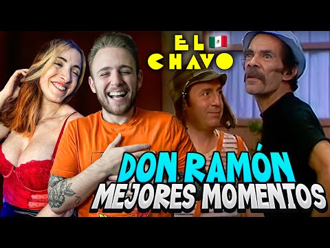 DON RAMON y SU RISA CONTAGIOSA  ESPAÑOLES Reaccionan al CHAVO DEL 8 - *BUENÍSIMO*