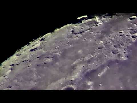 moon passing by! (first astrophotography video)