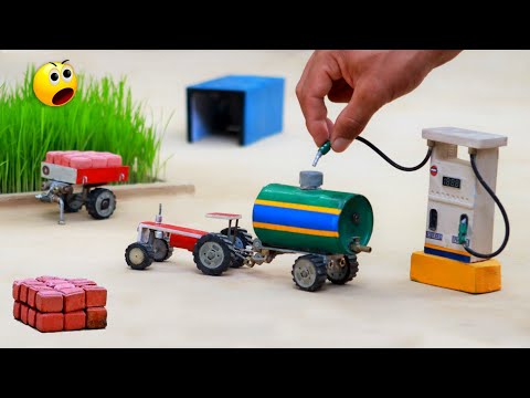 Top the most creatives science projects part #7 Sunfarming ! diy mini tractor plough machine