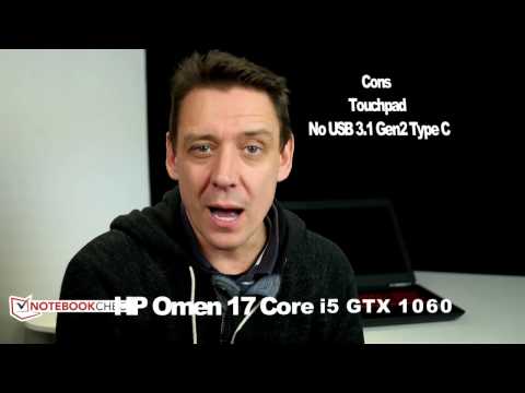 (ENGLISH) HP Omen 17 GTX 1060 Gaming laptop scores 82% (HQ Audio)