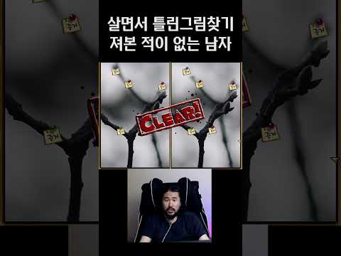 살면서 틀린그림찾기 져본 적이 없는 남자#shorts