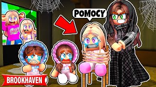MAMA BLIŹNIAKÓW PORWAŁA MAŁĄ AMI na BROOKHAVEN w ROBLOX! 😭