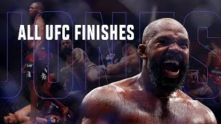 Все финиши Джона Джонса в UFC
