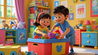 MÚSICA INFANTIL É A MELHOR FORMA DE ORGANIZAR BRINQUEDOS!