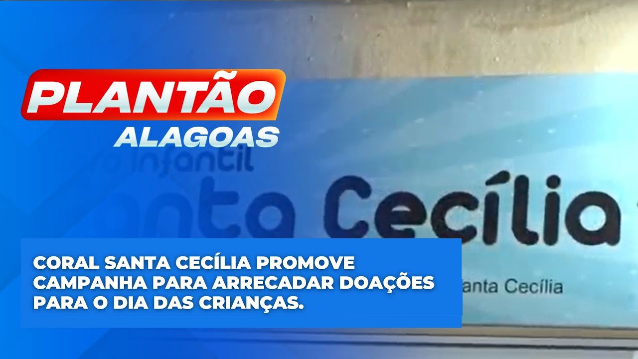 Coral Santa Cec&iacute;lia promove campanha para arrecadar doa&ccedil;&otilde;es para o dia das crian&ccedil;as.