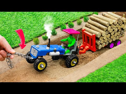 top most creative diy tractor OffRoad Wheel Rescue Tractor Stuck in Sand | Creative Science Project