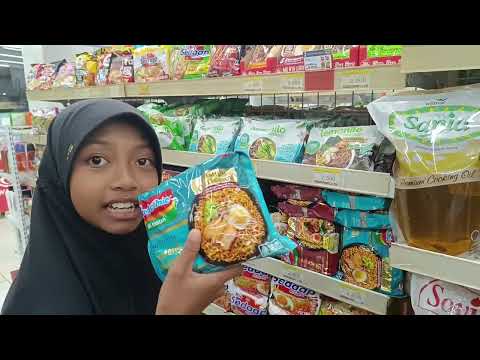 JAJAN SERBA WARNA BIRU🤗 | daily vlog Rusman family