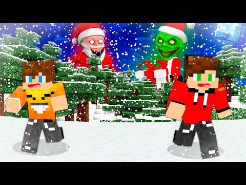 ŚWIĘTY MIKOŁAJ I GRINCH CHCĄ UKRAŚĆ NAM PREZENTY w Minecraft!