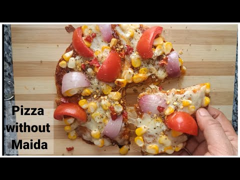 Pizza भी खाना है और unhealthy भी नहीं खाना तो ट्राई करें यह रेसिपी | Pizza without Maida