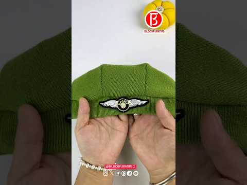 Turn an unused sweater into an octagonal beret