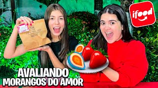 EXPERIMENTANDO e AVALIANDO MORANGO DO AMOR de IFOOD! 