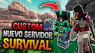 ✨ NUEVO SERVIDOR Survival CUSTOM para MINECRAFT PE 1.21.101 ✅ ¡BOSSES Y MASCOTAS! (Java & Bedrock)