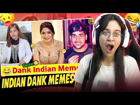 Dank Indian Memes Reaction🤣| Trending Memes | Indian Memes Compilation | MemeKit | Samiksha Sengar