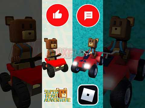 Super Bear Adventure VS Super Roblox Adventure 🤪 #shorts #sba #roblox
