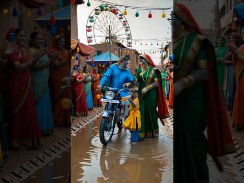 घूमने निकले बंदर परिवार मेला 🐒| #shorts