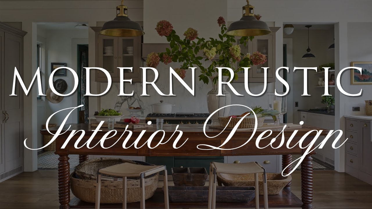 10 MODERN RUSTIC Style Interior Design Tips for a Cosy & Inviting Home!