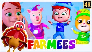 Cinq petits fermiers - Comptines et chansons pour enfants