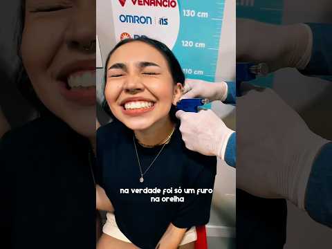 FIZ MAIS UM PIERCING #vlog #shorts