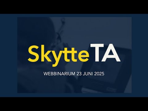 SkytteTA Webbinarium - 23 juni 2025