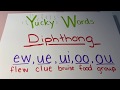 Identifying Diphthong Sounds in Words