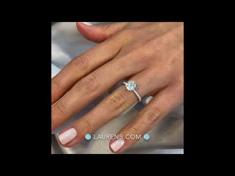 1.42 ct Cushion Cut Diamond Super Slim Ring