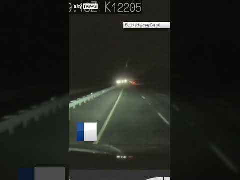 Car slams into motorcycle in road rage incident on Florida highway