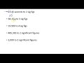 Rounding Numbers to Significant Figures