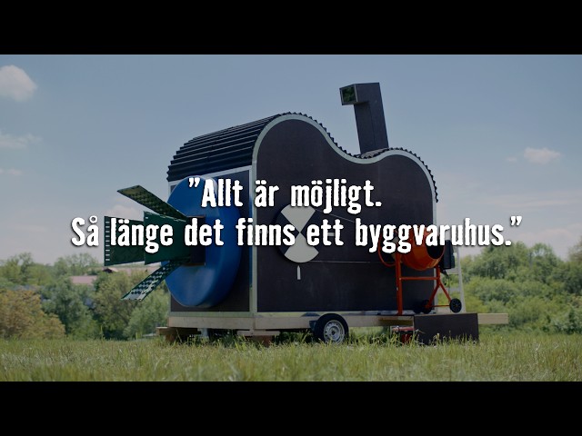 Så blev material från HORNBACH en filmkamera.