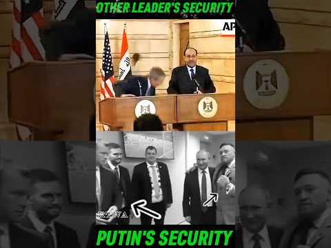PUTIN'S bodyguard vs other's security fails #shorts